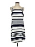 BB Dakota 100% Polyester Stripes White Casual Dress Size S - photo 1