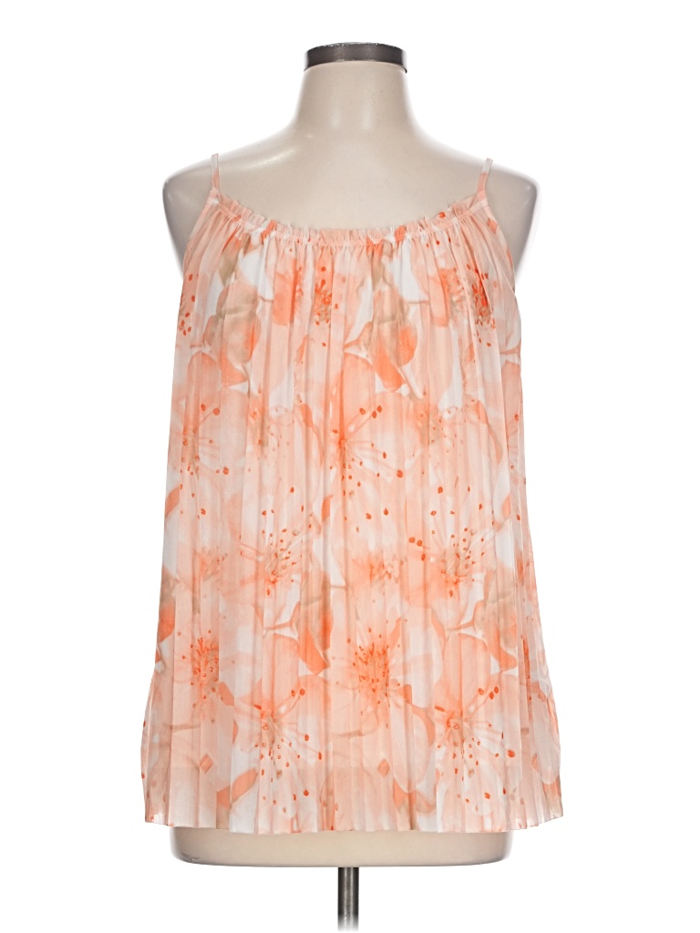 Pre-owned Worthington Sleeveless Blouse In Orange