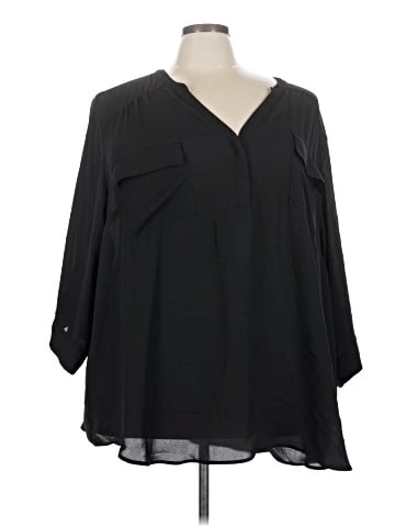 Torrid 3/4 Sleeve Blouse (view 1)