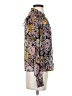 Steve Madden Floral Purple Long Sleeve Blouse Size XS - photo 4