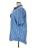Chaps Checkered-gingham Blue Short Sleeve Button-Down Shirt Size XXL - photo 5