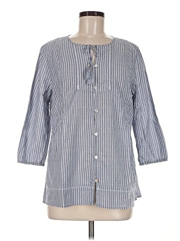 J.Jill 3/4 Sleeve Button-Down Shirt (view 1)