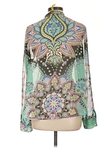 Green Dragon Long Sleeve Blouse (view 2)