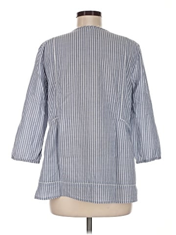 J.Jill 3/4 Sleeve Button-Down Shirt (view 2)