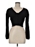 Kirious Black Long Sleeve Top Size M - photo 1