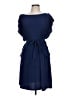 MSK Solid Blue Casual Dress Size L (estimated) - photo 1