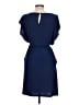 MSK Solid Blue Casual Dress Size L (estimated) - photo 2