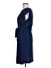 MSK Solid Blue Casual Dress Size L (estimated) - photo 5