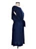 MSK Solid Blue Casual Dress Size L (estimated) - photo 4