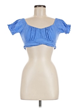 Blanco by Nature Short Sleeve Blouse (view 1)