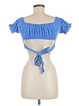 Blanco by Nature Short Sleeve Blouse (view 2)