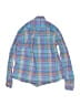 Ralph Lauren Plaid Blue Long Sleeve Button-Down Shirt Size 10 - 12 - photo 2