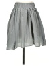 Fei 100% Silk Solid Gray Silk Skirt Size XS - photo 1