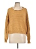 Double Zero Solid Tan Pullover Sweater Size L - photo 1