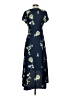 Free People 100% Polyester Floral Blue Casual Dress Size XS - photo 2