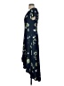 Free People 100% Polyester Floral Blue Casual Dress Size XS - photo 5