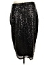ASOS Curve 100% Nylon Metallic Black Formal Skirt Size 16 - photo 2