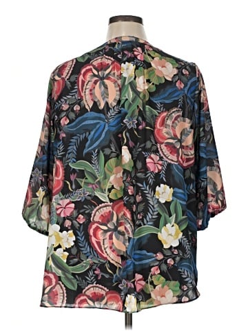Chelsea & Theodore Short Sleeve Blouse (view 2)