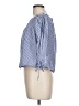 Active USA 100% Cotton Blue 3/4 Sleeve Blouse Size L - photo 5