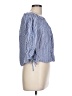 Active USA 100% Cotton Blue 3/4 Sleeve Blouse Size L - photo 4