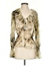 Robbi & Nikki 100% Polyester Gold Long Sleeve Blouse Size XS - photo 1