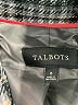 Talbots Plaid Gray Blazer Size 6 - photo 6