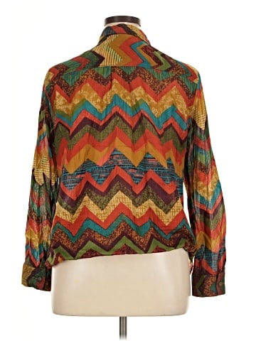 MULTIPLES Long Sleeve Blouse (view 2)