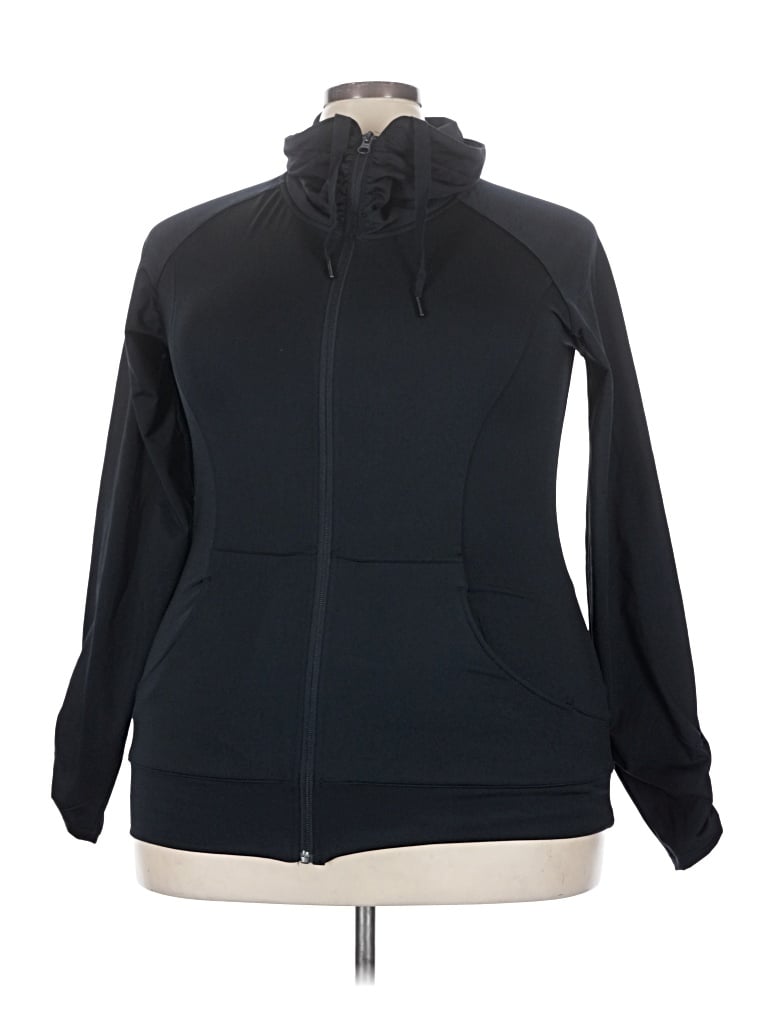 Pre-owned Sport-tek Zip Up Hoodie In Black