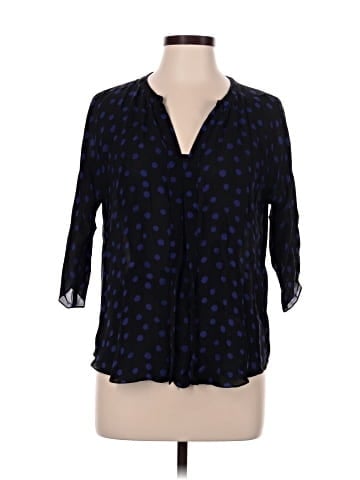 Rebecca Taylor 3/4 Sleeve Silk Top (view 1)