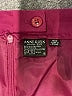 Anne Klein 100% Polyester Solid Burgundy Formal Skirt Size 16 - photo 4