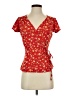 Code x Mode 100% Polyester Red Short Sleeve Blouse Size S - photo 1