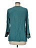 Soft Surroundings 100% Polyester Teal Long Sleeve Blouse Size M (petite) - photo 2