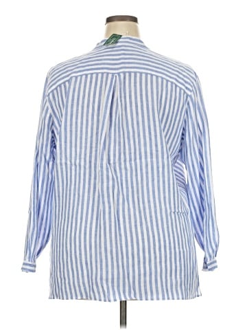 L.L.Bean 3/4 Sleeve Button-Down Shirt (view 2)