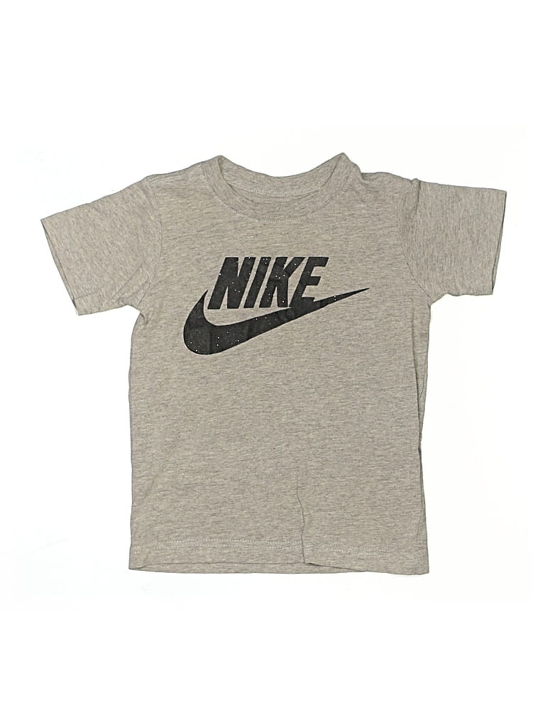 Pre-owned Nike Kids' Short Sleeve T-shirt In Gray