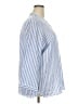L.L.Bean 100% Linen Stripes Blue 3/4 Sleeve Button-Down Shirt Size 2X - photo 4