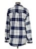 American Eagle Outfitters Plaid Blue Long Sleeve Button-Down Shirt Size M - photo 2