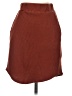 Elegantees Solid Brown Casual Skirt Size XS - photo 1