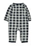 Hb 100% Cotton Checkered-gingham Gray Long Sleeve Outfit 12-18 MO / 18 MO - photo 2