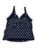 Lands' End Polka Dots Blue Swimsuit Top Size 18 - photo 2