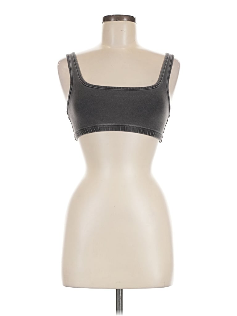 Pre-owned Skims Sports Bra In Gray
