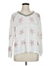 Unbranded 100% Polyester Floral White Pullover Sweater Size 0X - photo 1