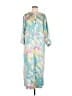 Assorted Brands 100% Polyester Teal Casual Dress Size M - photo 1