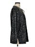 Chico's 100% Polyester Black Long Sleeve Blouse Size Med (1) - photo 4