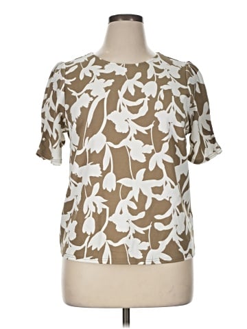 MELLODAY Short Sleeve Blouse (view 1)