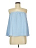 Cherish Blue Sleeveless Blouse Size M - photo 1