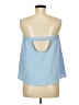 Cherish Blue Sleeveless Blouse Size M - photo 2
