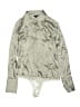 Moda International Metallic Silver Kimono Size S - photo 1