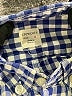 Crewcuts 100% Cotton Checkered-gingham Blue Long Sleeve Button-Down Shirt Size 2 - photo 3