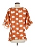 Unbranded Orange 3/4 Sleeve Blouse Size M - photo 2