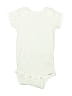 Gerber 100% Cotton Solid Ivory Short Sleeve Onesie 18-24 MO / 24 MO - photo 1
